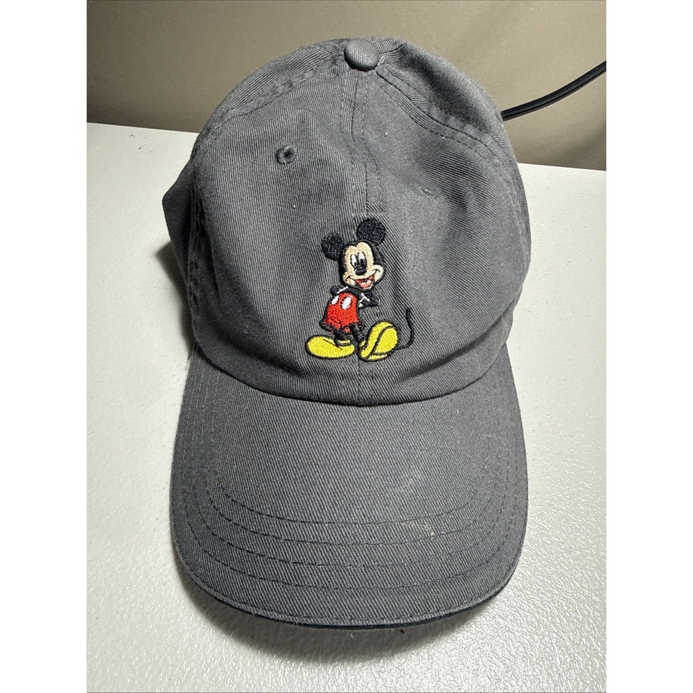 Disney Mickey Mouse Grey‎ Stretch Back Toddler Little Kid's Hat Baseball Cap